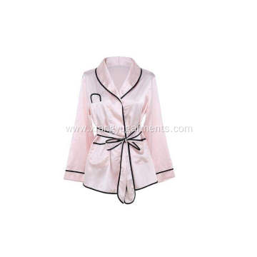 Knitted Solid Color Robe